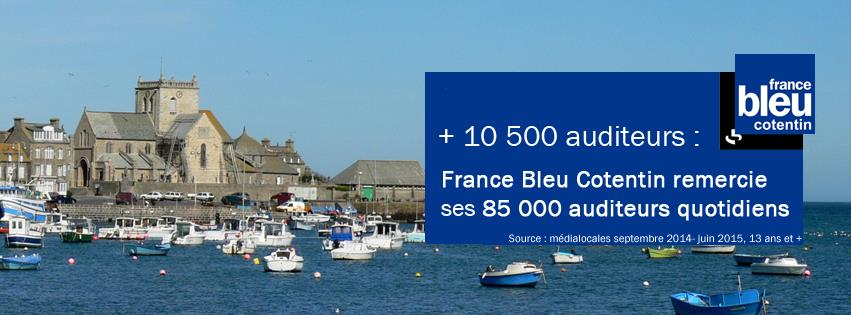 Couverture Facebook France Bleu Cotentin