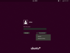 Se connecter sous X.Org avec Ubuntu 17.10 (via Ubuntu-Fr)